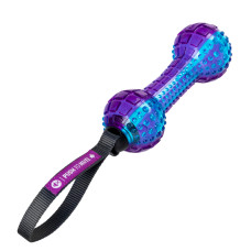 Іграшка-гантель GiGwi Push to mute з функцією вимкнення звуку для собак WAUDOG