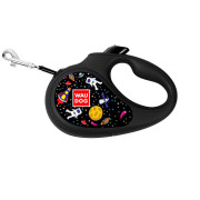 Повідець-рулетка для собак WAUDOG R-leash, малюнок «NASA», світловідбивна стрічка - фото 6