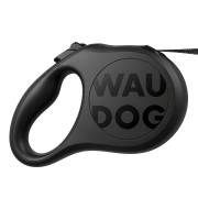Поводок-рулетка для собак WAUDOG R-leash Monochrome, черная, светоотражающая лента - фото 4