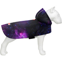 Дождевик-накидка для собак WAUDOG Clothes с капюшоном, рисунок «NASA21»