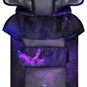 Дощовик-накидка для собак WAUDOG Clothes з капюшоном, малюнок «NASA21» - фото 4