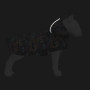 Дощовик-накидка для собак WAUDOG Clothes з капюшоном, малюнок «Зубасті монстри»
