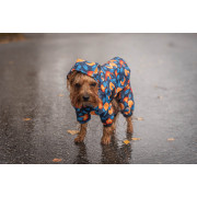 Дощовик-накидка для собак WAUDOG Clothes з капюшоном, малюнок «Апельсини» - фото 8