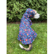 Дождевик-накидка для собак WAUDOG Clothes с капюшоном рисунок «Бесконечные миры» - фото 10