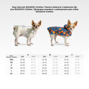 Дождевик-накидка для собак WAUDOG Clothes с капюшоном, рисунок «Кубы 3D» - фото 2