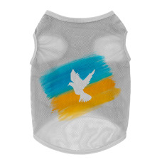 Майка для собак WAUDOG Clothes малюнок «Прапор» сітка