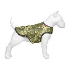 Куртка-накидка для собак WAUDOG Clothes, рисунок «Мілітарі»