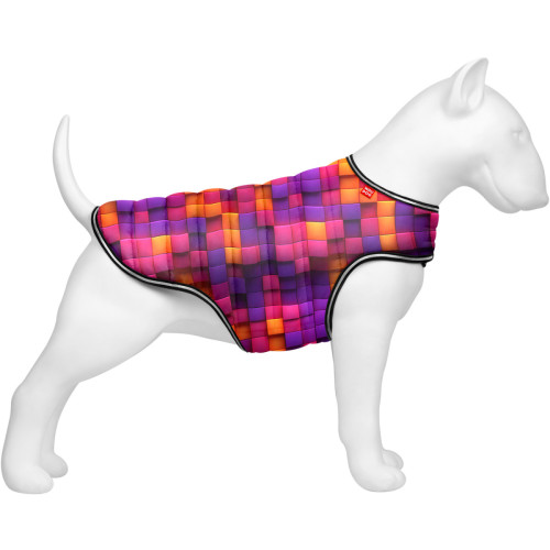 Курточка-накидка для собак WAUDOG Clothes, рисунок «Кубы 3D»