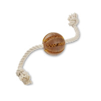 Игрушка канат с мячом Pure Nature Dental натуральный для собак Wolters