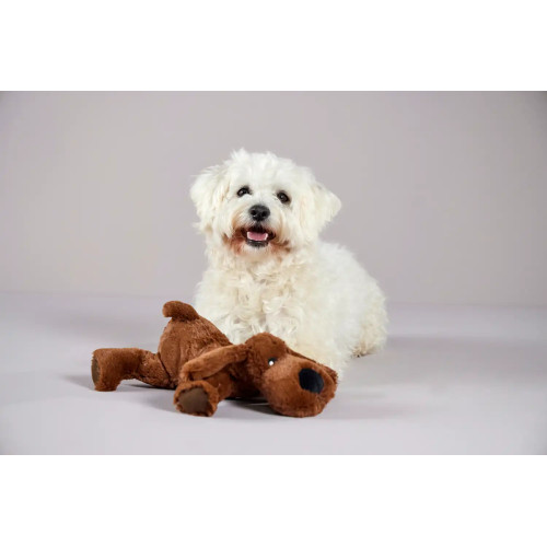 М'яка іграшка Plush Собака без звуку коричнева для собак Wolters