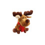 М'яка іграшка Plush Лось Рудольф без звуку коричнева для собак Wolters