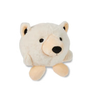 М'яка іграшка Plush Ball Полярний ведмедик без звуку білий для собак Wolters