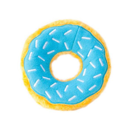 Мягкая игрушка Пончик Donutz Blueberry с пищалкой черничная для собак ZippyPaws