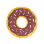 М'яка іграшка пончик Donutz Chocolate шоколадний з пищалкою для собак ZippyPaws
