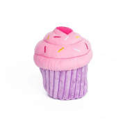 Мягкая игрушка кекс Cupcake с пищалкой розовая для собак ZippyPaws - фото 1