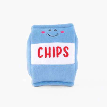 Мягкая игрушка чипсы NomNomz Chips с пищалкой для собак ZippyPaws