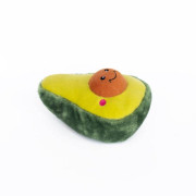 М'яка іграшка NomNomz Avocado з пищалкою зелена для собак ZippyPaws - фото 2