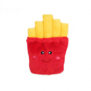 М'яка іграшка NomNomz Fries картопля фрі з пищалкою червоно-жовта для собак ZippyPaws - фото 1