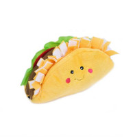 М'яка іграшка NomNomz Taco у формі тако різнокольорова для собак ZippyPaws