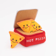М'яка іграшка Zippy Burrow Pizza Box з пищалкою для собак ZippyPaws - фото 1