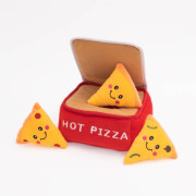М'яка іграшка Zippy Burrow Pizza Box з пищалкою для собак ZippyPaws - фото 2