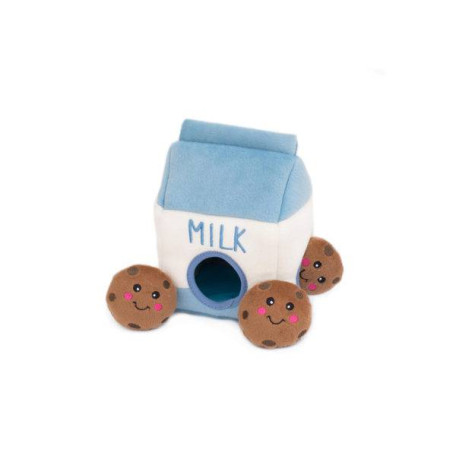 Мягкая игрушка Zippy Burrow Milk and Cookies разноцветная для собак ZippyPaws