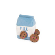 М'яка іграшка Zippy Burrow Milk and Cookies різнокольорова для собак ZippyPaws - фото 2