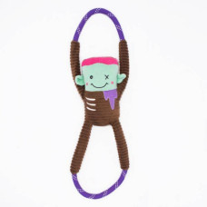 М'яка іграшка-перетяжка Halloween RopeTugz Zombie з пищалкою для собак ZippyPaws