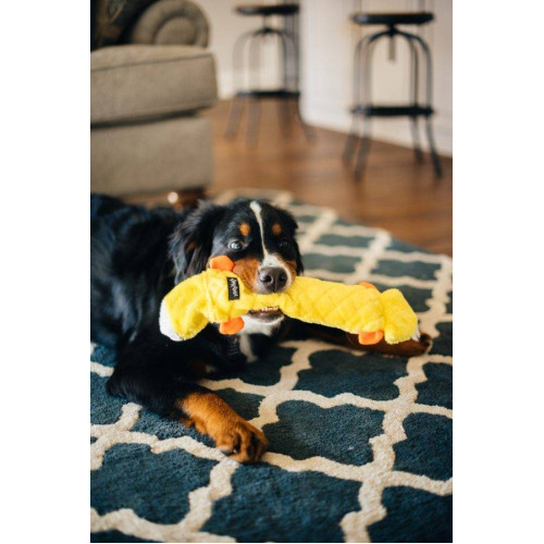 М'яка іграшка Jigglerz Duck з пищалкою для собак ZippyPaws