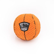 М'яка іграшка SportsBallz Basketball помаранчева з пищалкою для собак ZippyPaws - фото 1
