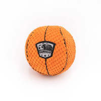 Мягкая игрушка SportsBallz Basketball оранжевая с пищалкой для собак ZippyPaws