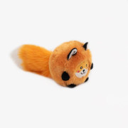 М'яка іграшка Bushy Throw Fox з пищалкою руда для собак ZippyPaws - фото 1