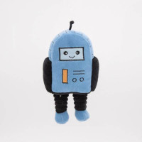 Мягкая игрушка Rosco the Robot с пищалкой серая для собак ZippyPaws