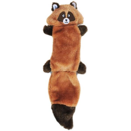 Мягкая игрушка енот Zingy Raccoon с пищалкой серая для собак ZippyPaws