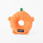 М'яка іграшка пончик гарбуз Donutz Buddies Pumpkin з пищалкою помаранчева для собак ZippyPaws - фото 2