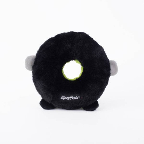 М'яка іграшка пончик Donutz Buddies Frankenstein's Monster з пищалкою зелена для собак ZippyPaws