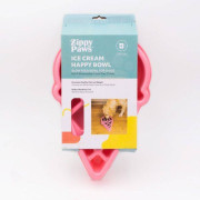 Миска-слоуфідер для собак ZippyPaws Happy Bowls Ice Cream, рожева - фото 4