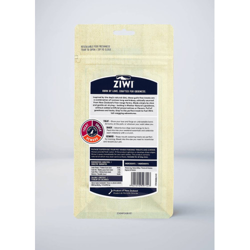Натуральные лакомства ZIWI 100% Оленьи лёгкие и почки для собак 60 г