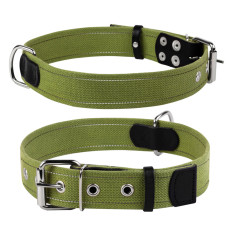 Брезентовий нашийник для собак х/б тасьма "CoLLaR"