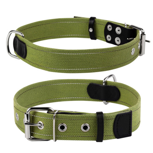 Брезентовый ошейник для собак х/б тесьма "CoLLaR"