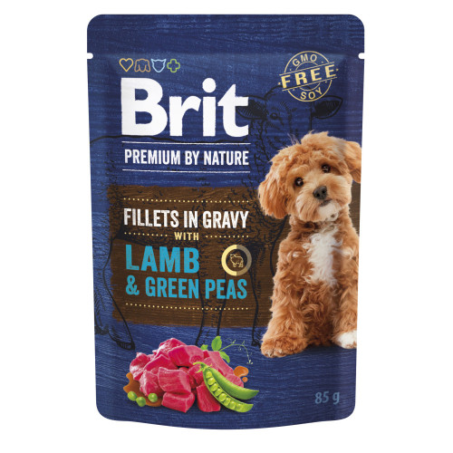 Корм влажный Brit Premium Fillets in Gravy Multipack д/собак мелких пород филе в соусі Мультипак 12 шт х 85 г