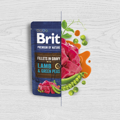 Корм влажный Brit Premium Fillets in Gravy Multipack д/собак мелких пород филе в соусі Мультипак 12 шт х 85 г