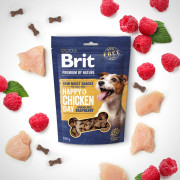 Лакомства Brit Premium Semi-moist Snacks Chicken with Raspberry напіввологі для cобак с курицей і малиною 180 г - фото 2