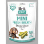 Лакомства Brit Care Mini Treats Fresh Breath для собак мелких пород для зубів і свіжості подиху 7 шт/120 г