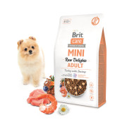 Корм сухий Brit Care Mini Raw Delights Turkey with Shrimp д/собак малих порід індичка з креветкою 2 кг - фото 2