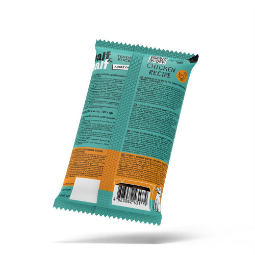 Ласощі Half&Half м'ясні палички для собак з куркою 100 г