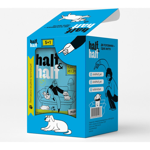 Набір вологих кормів Half&Half 
