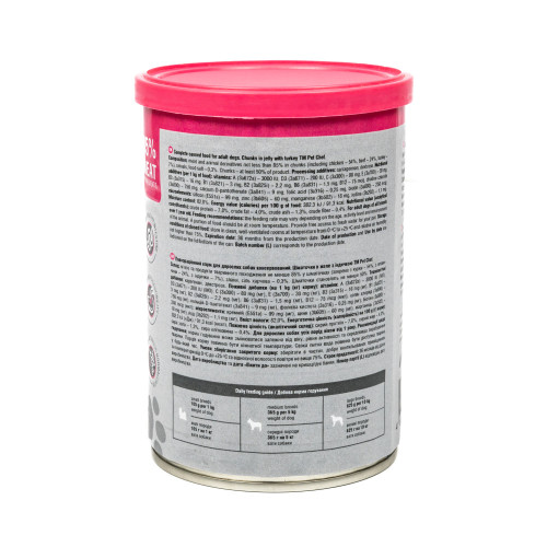 Вологий корм Pet Chef з індичкою для собак 415 г