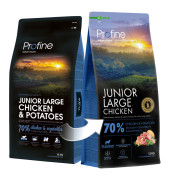 Корм сухий Profine Junior Large Chicken and Potatoes д/цуценят і юніорів великих порід курка і картопля 12 кг - фото 3