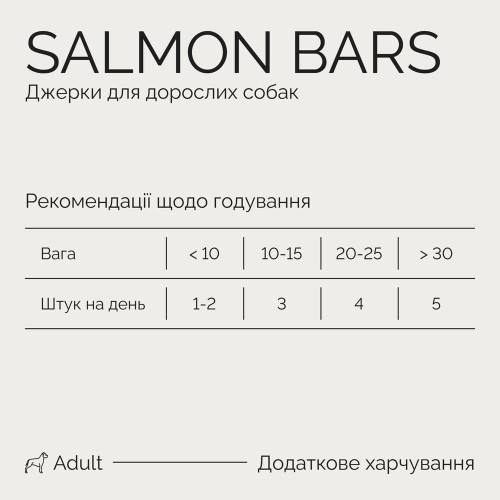 Джерки Savory Bars With Salmon батончики для собак з лососем 100 г